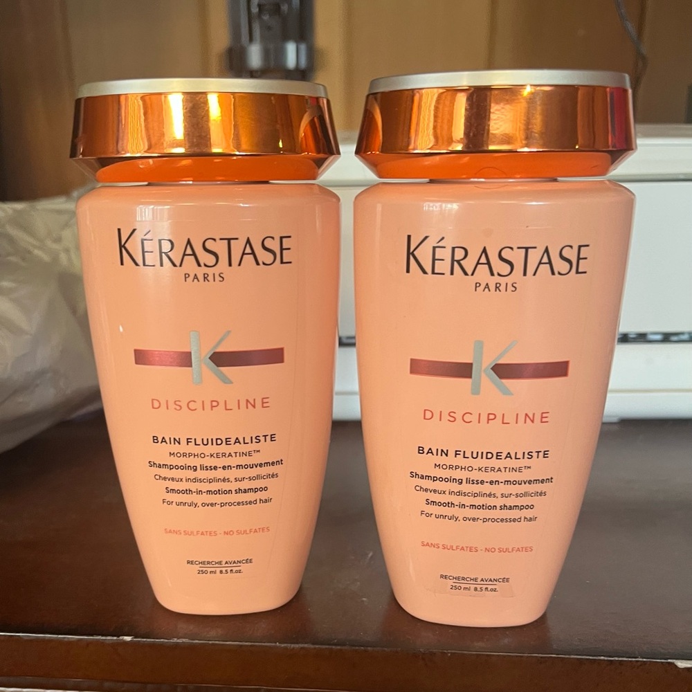 Kerastase Discipline Bain Fluidealiste Peach Shampoo with Copper Cap 2